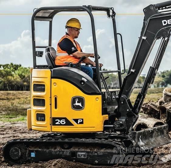 John Deere 26 P Mini excavators < 7t