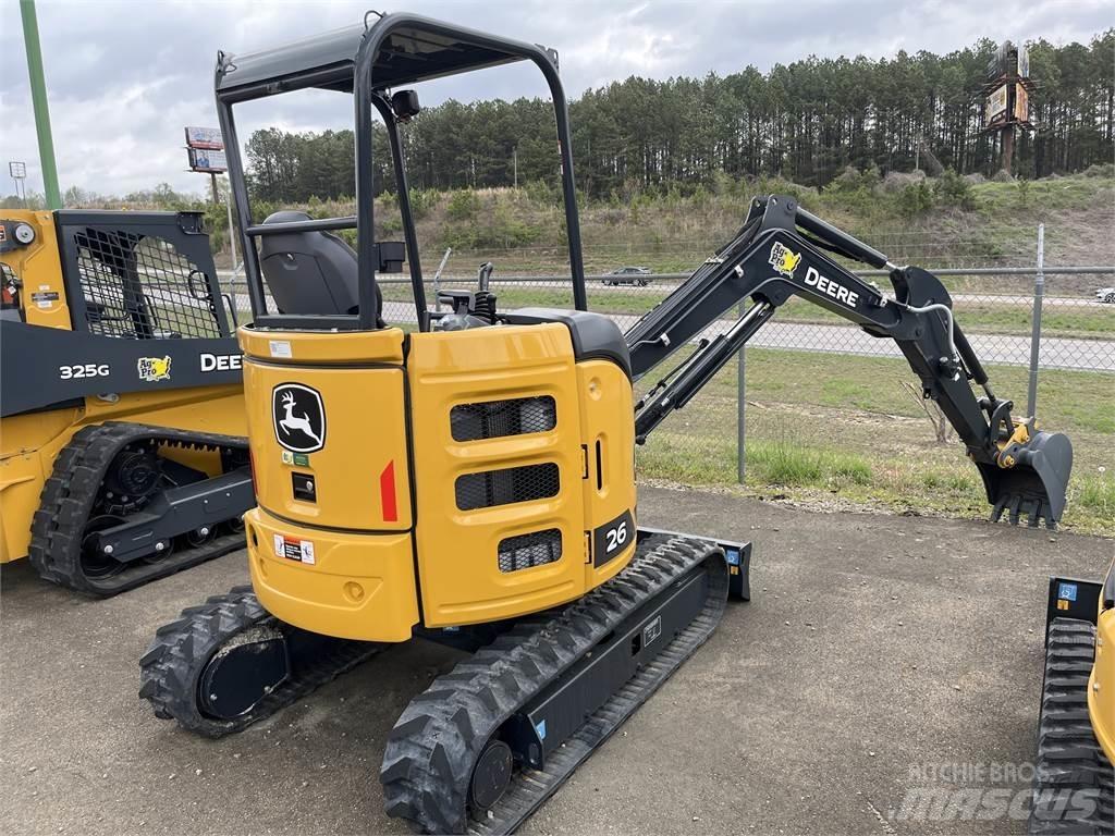 John Deere 26 P Mini excavators < 7t