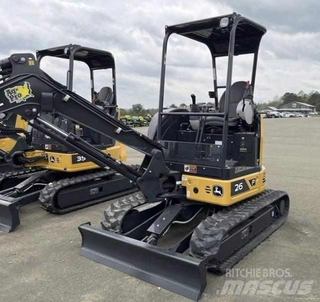 John Deere 26 P Mini excavators < 7t