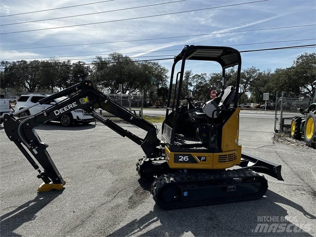 John Deere 26 P Mini excavators < 7t