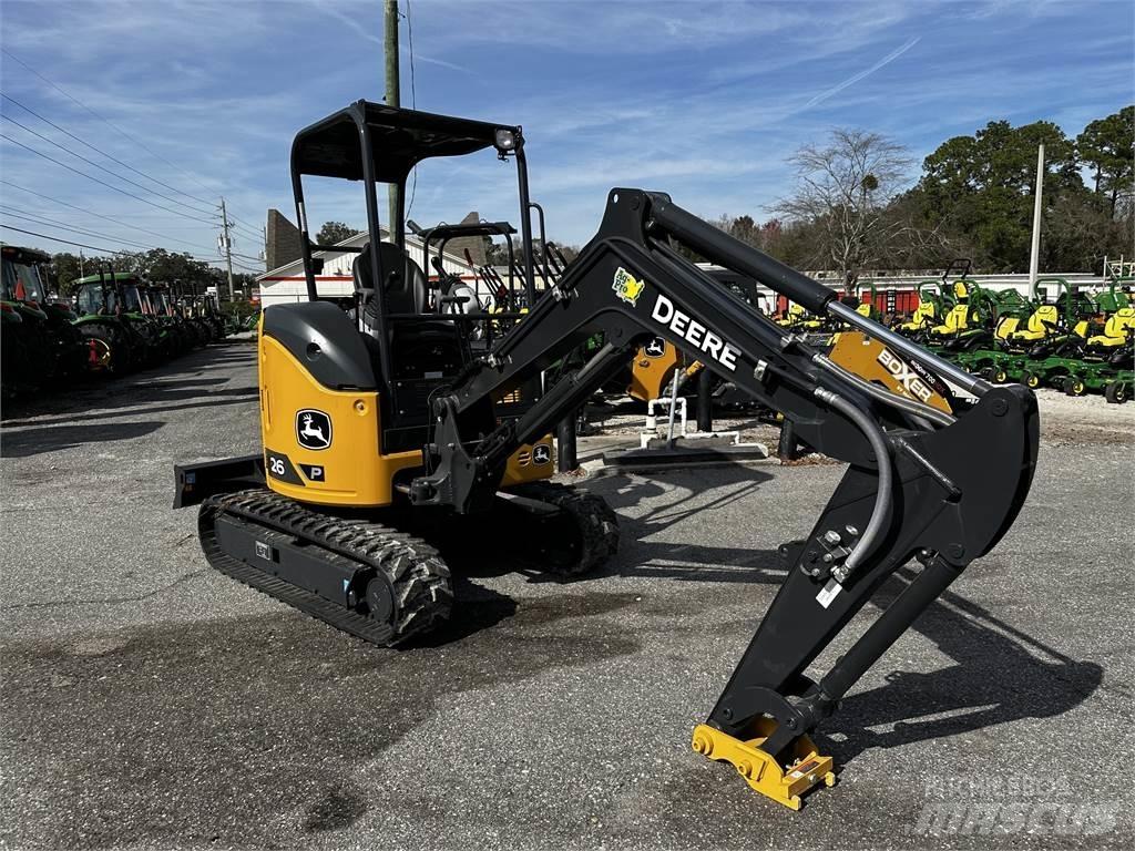 John Deere 26 P Mini excavators < 7t