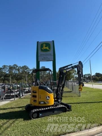 John Deere 26 P Mini excavators < 7t