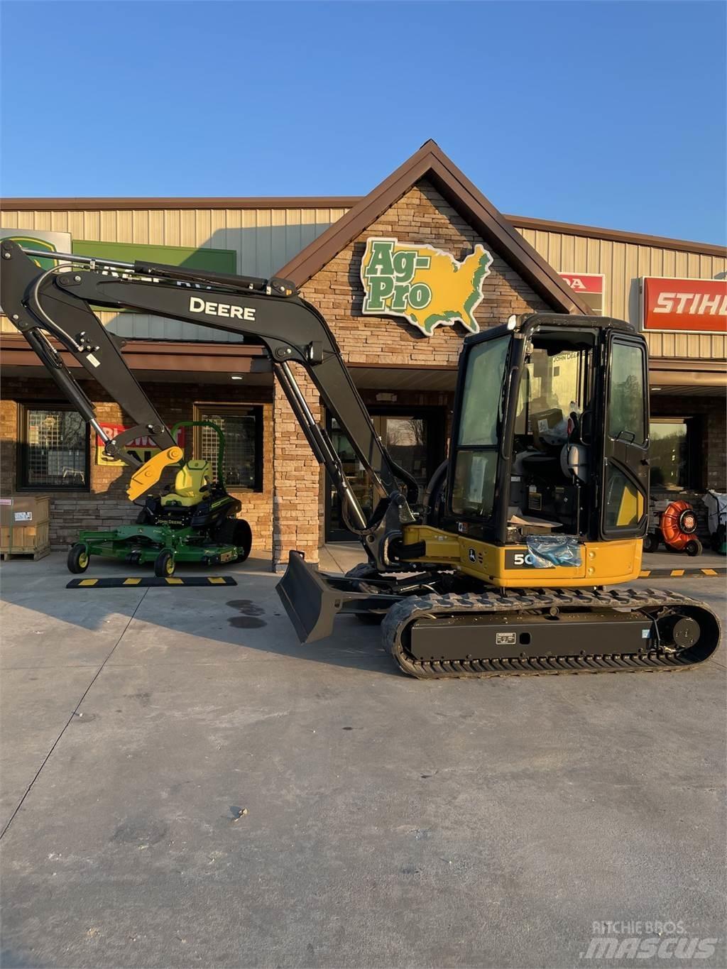 John Deere 50 P Mini excavators < 7t