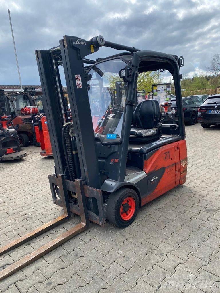 Linde E 16-02 Electric forklift trucks