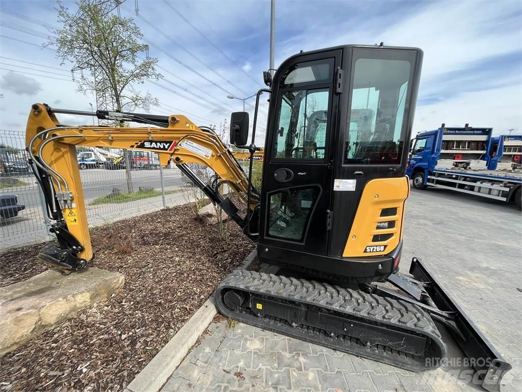 Sany SY26U Mini excavators < 7t