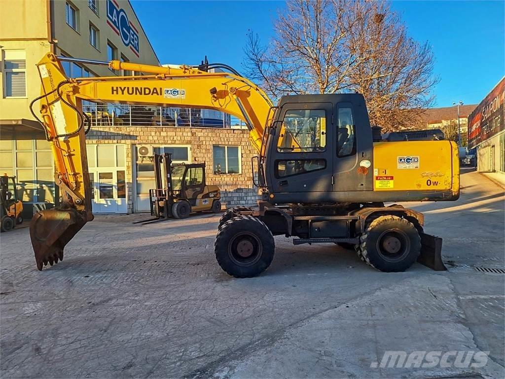 Hyundai R170W-7A Wheeled excavators
