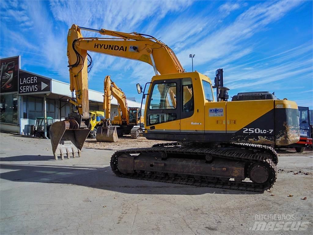 Hyundai R250LC-7 Crawler excavators