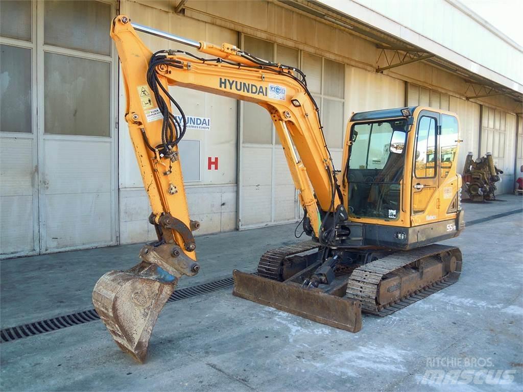 Hyundai R55-9 Mini excavators < 7t