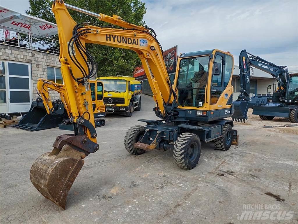 Hyundai R55W-9 Mini excavators < 7t