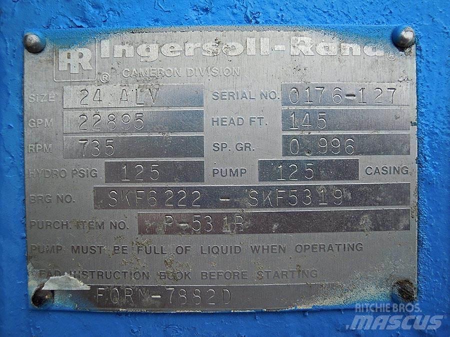 Ingersoll Rand 24 ALV Waterpumps