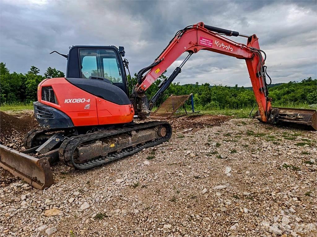 Kubota KX080-4 Mini excavators < 7t