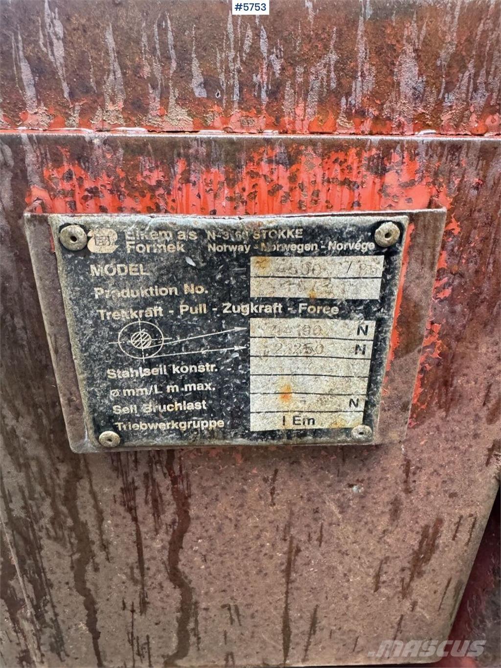  Formek 4500 Other components