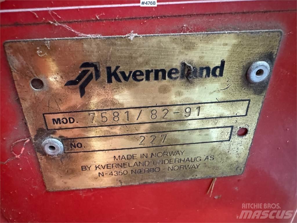Kverneland 7581 Other harvesting equipment