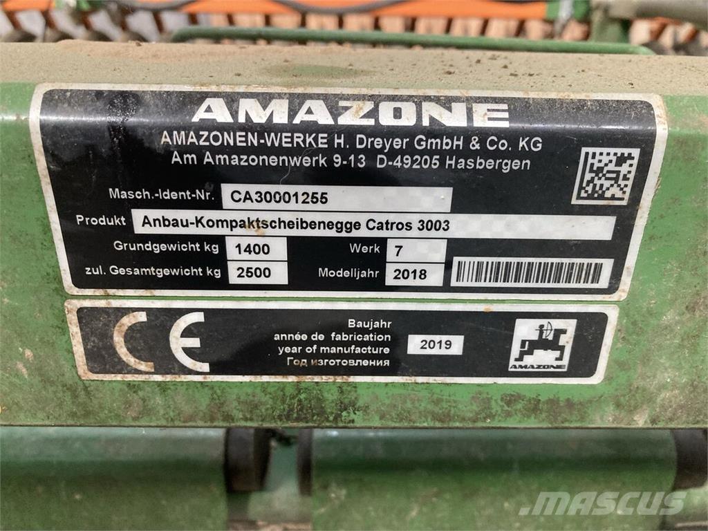 Amazone Catros 3003 Disc harrows