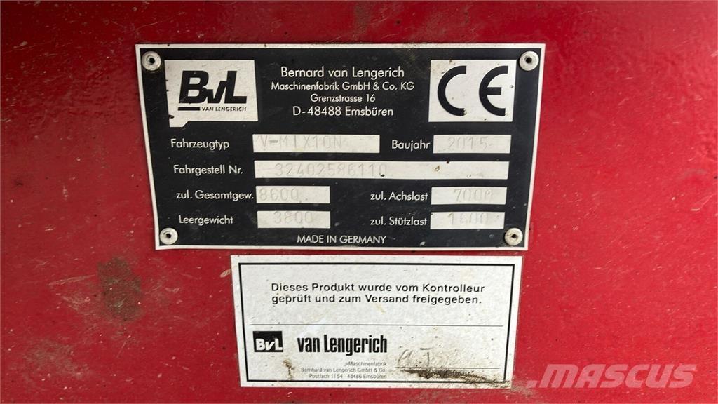 BvL V-MIX 10N Other farming machines
