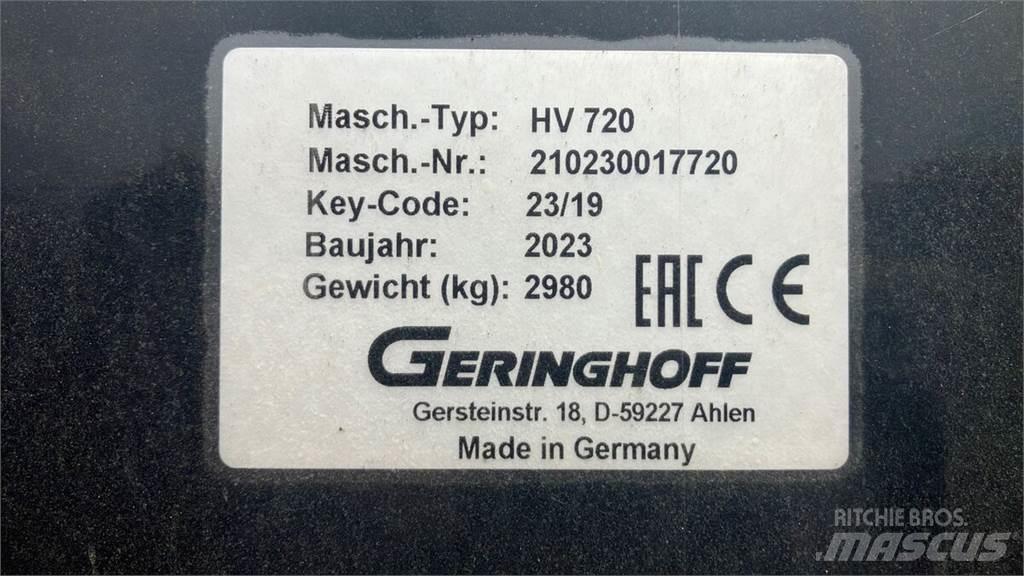 Geringhoff HV 720 Combine harvester spares & accessories