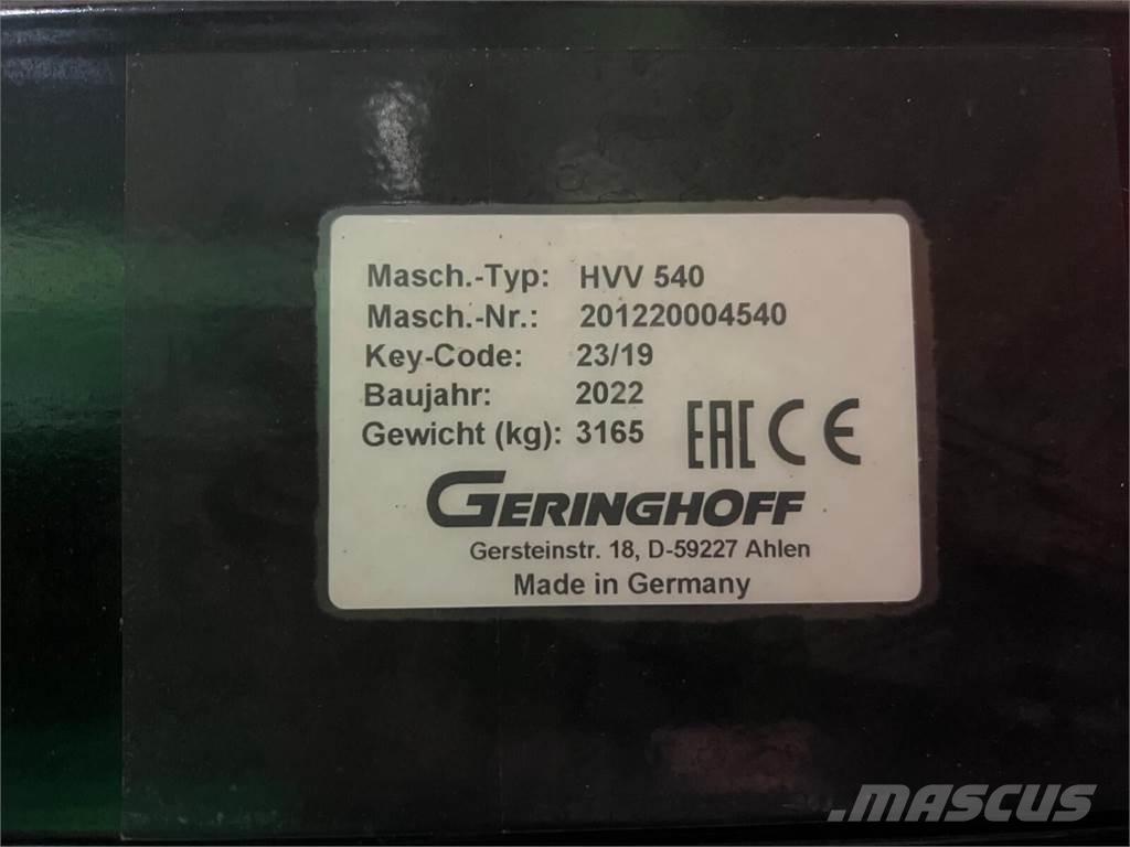 Geringhoff HVV 540 Combine harvester spares & accessories