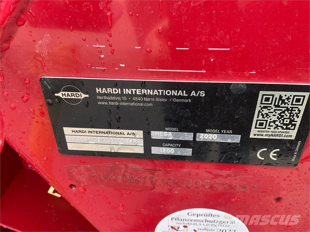 Hardi MEGA 1200 Trailed sprayers