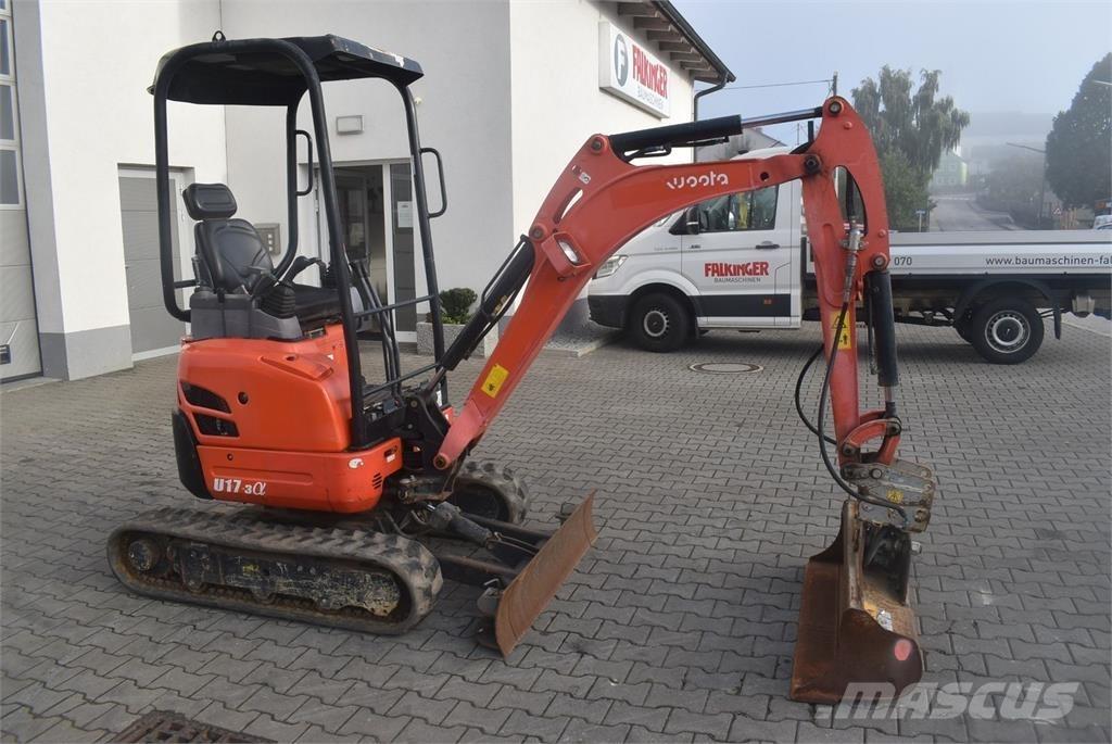 Kubota U17-3a Mini excavators < 7t