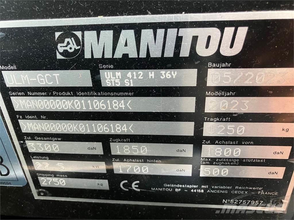 Manitou ULM 412 H Telescopic handlers