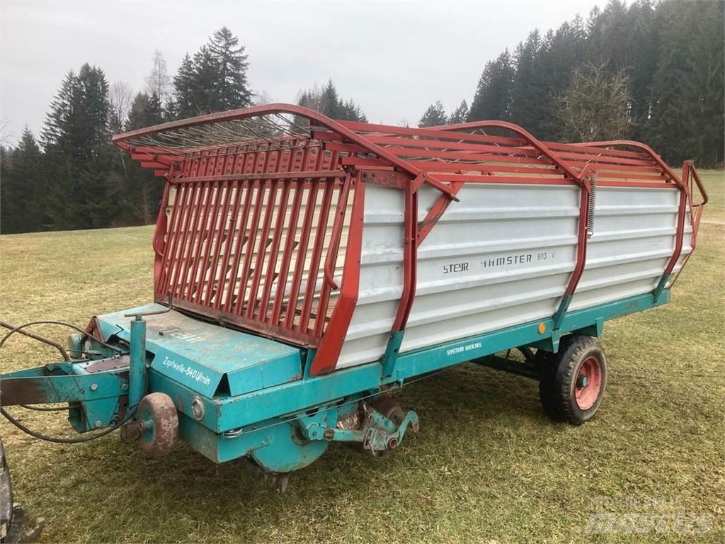 Steyr Hamster 803V Self loading trailers