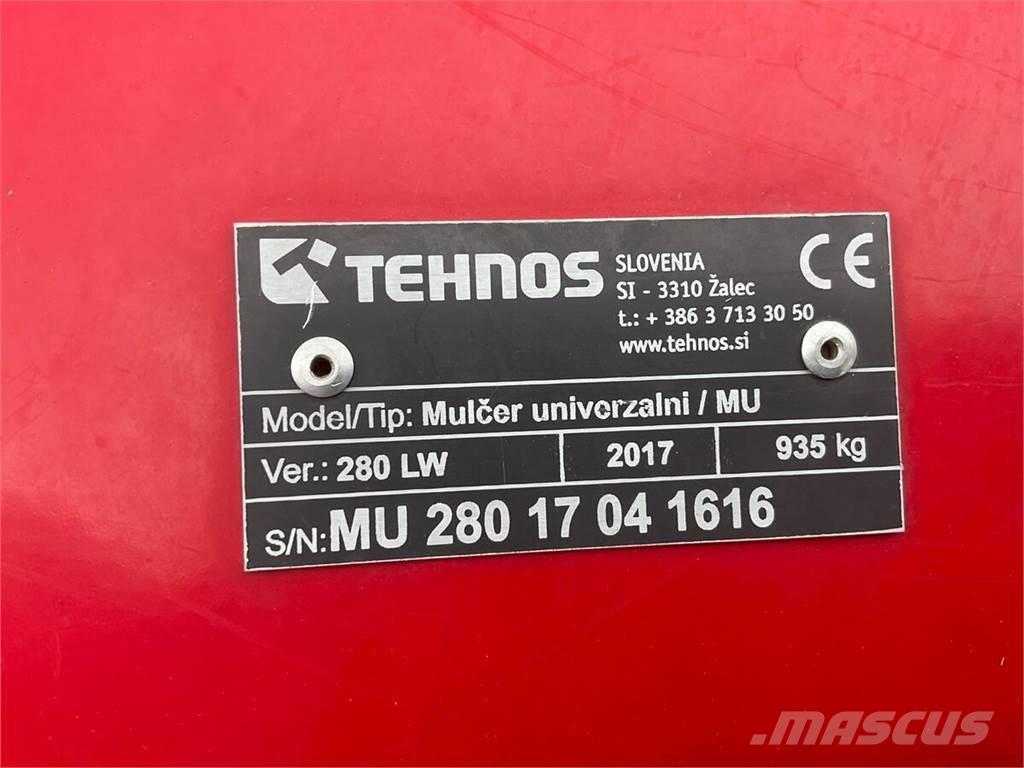 Tehnos MU 280 LW Pasture mowers and toppers