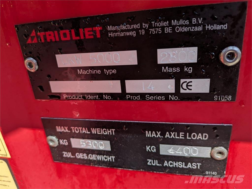 Trioliet UKW 5000 Other farming machines