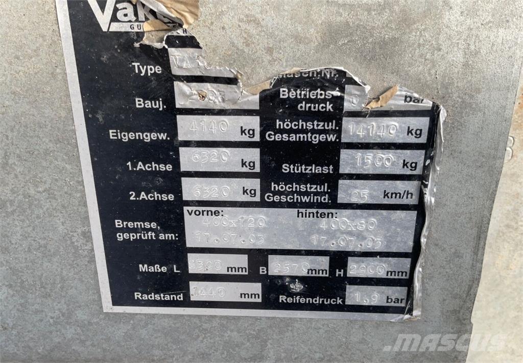  Vakutec VA10000 Slurry tankers