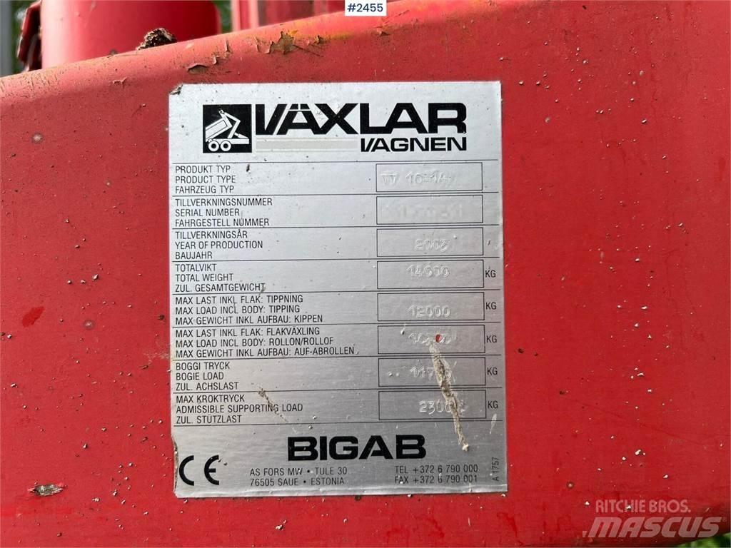 Bigab VV 10-14 Skip loader trailers