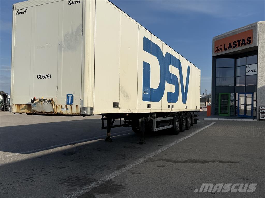 Ekeri 33 pl. Box body semi-trailers
