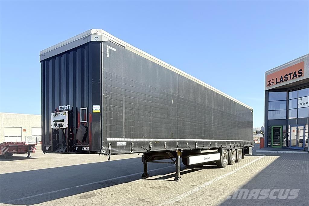 Krone 3 AKS. Curtainsider semi-trailers