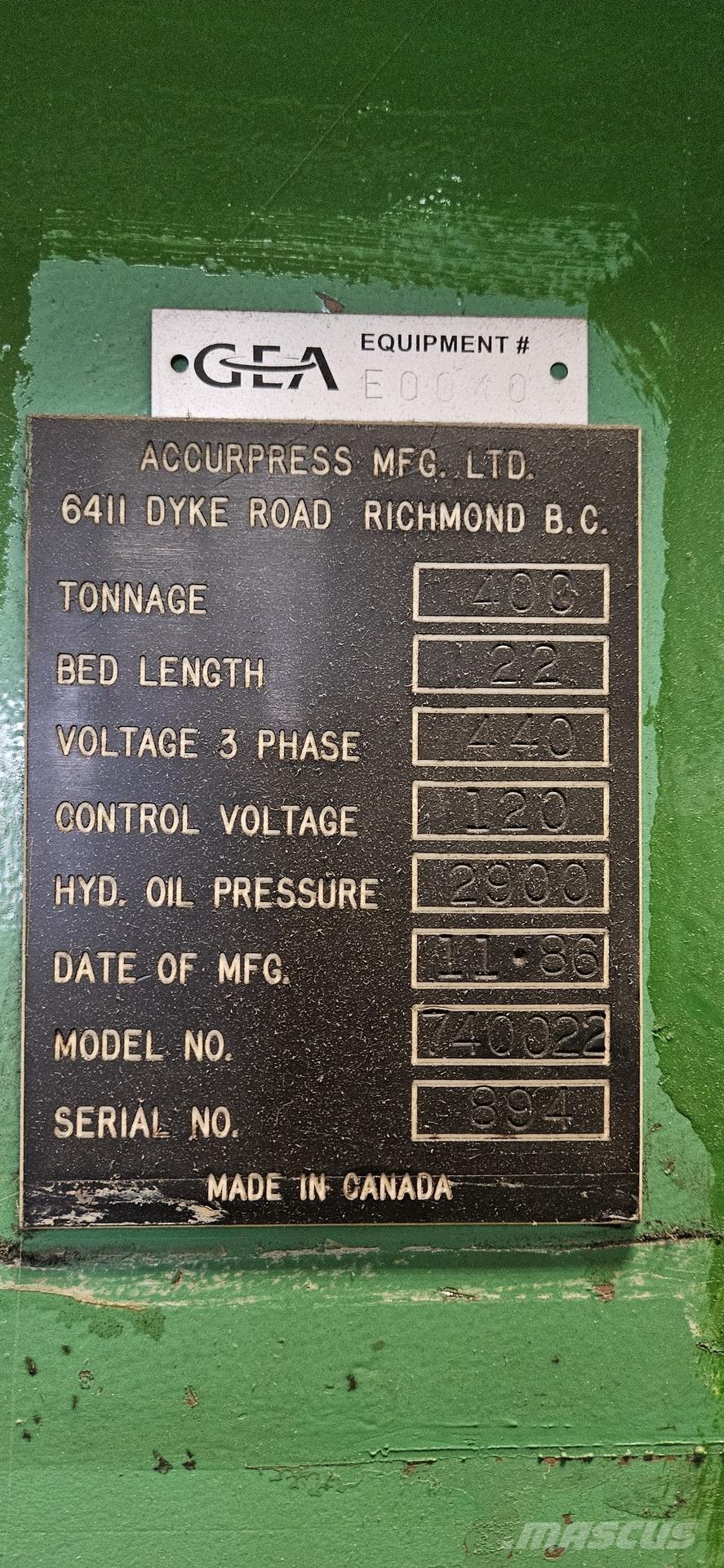  ACCURPRESS 740022 Other
