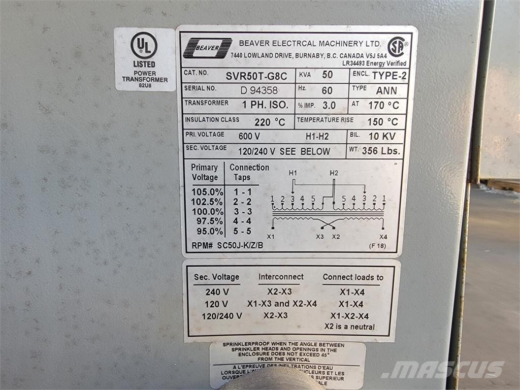  BEAVER SVR50T-G8C Other
