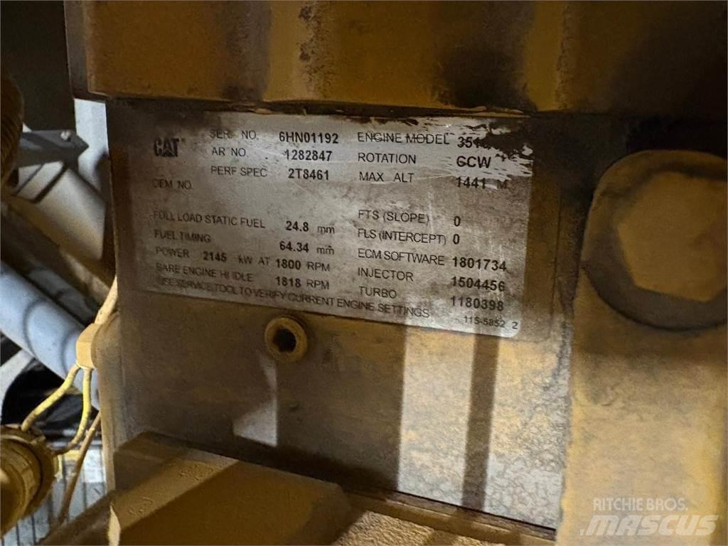 CAT 3516B Diesel Generators