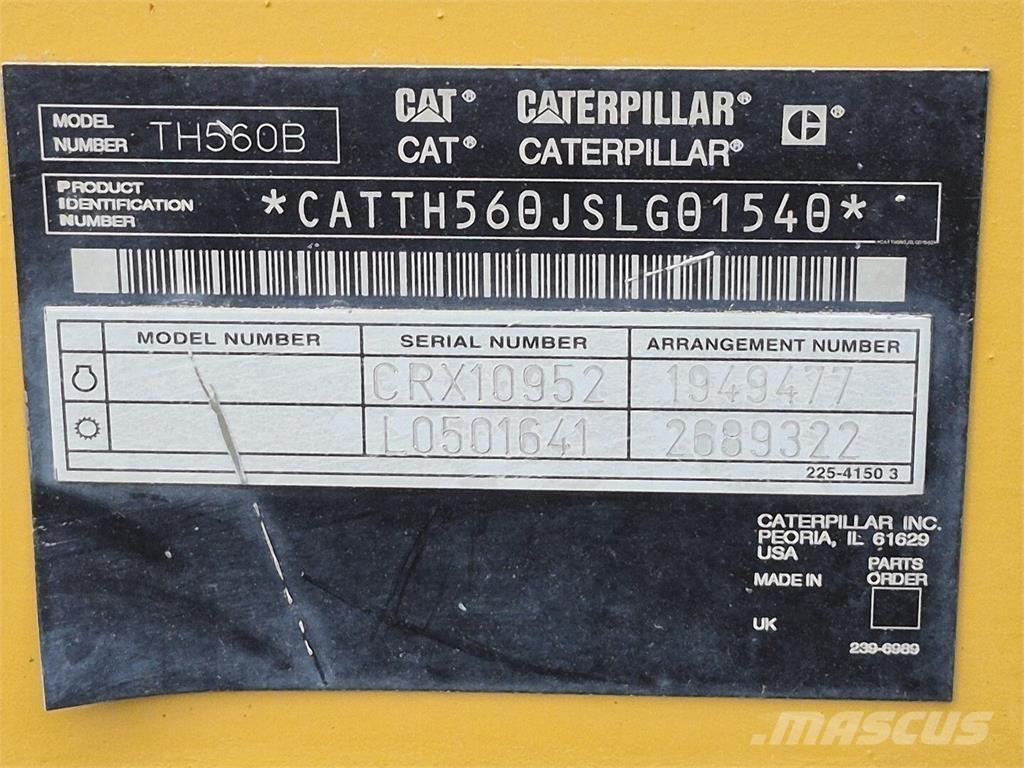 CAT TH560B Farming telehandlers