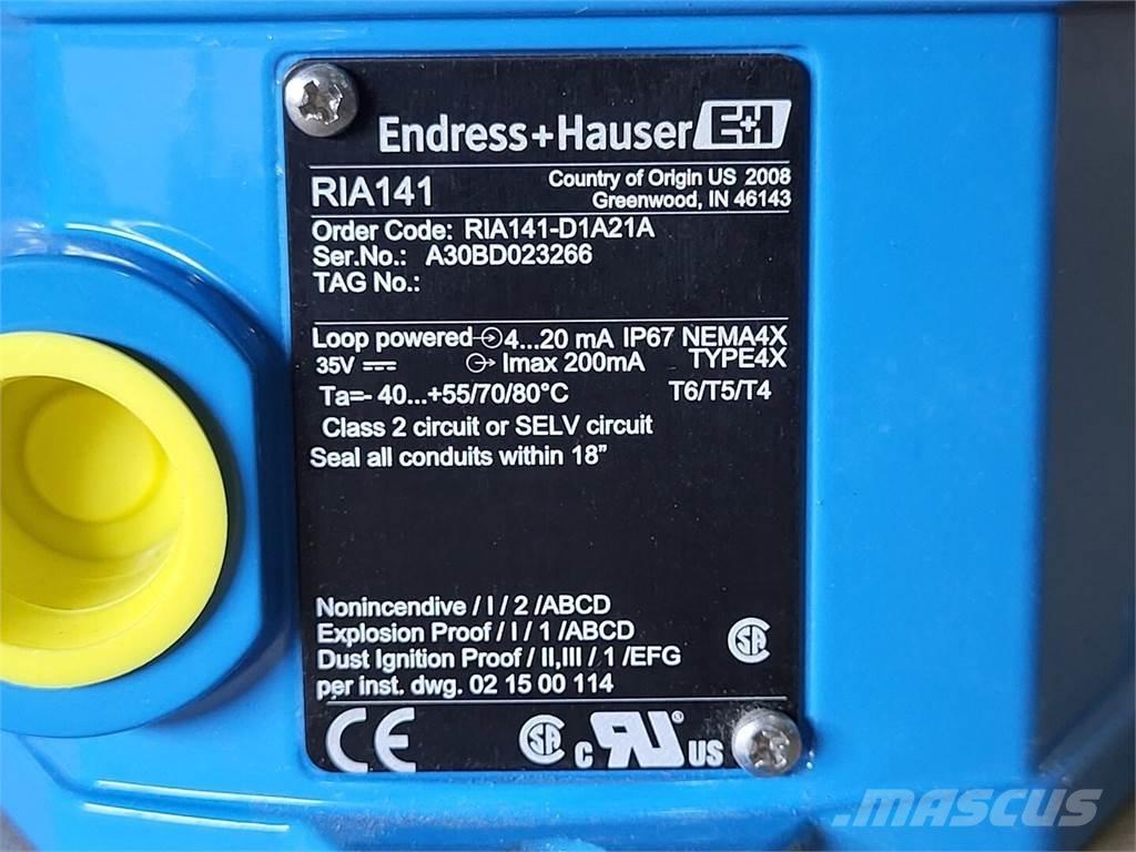 ENDRESS+HAUSER RIA141 Other