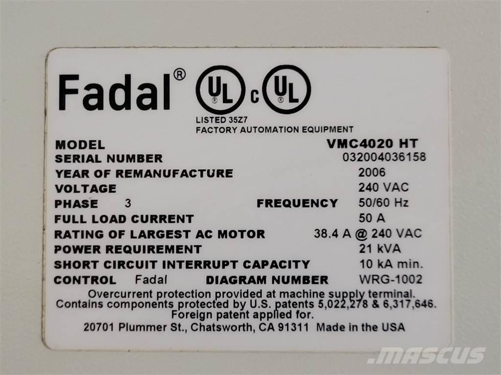  FADAL VMC 4020 HT Other