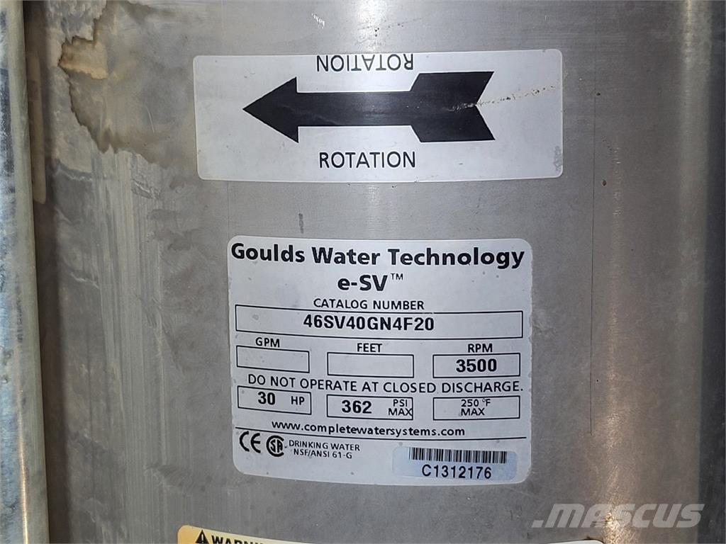  GOULDS 46SV40GN4F20 Waterpumps