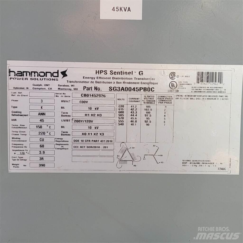  HAMMOND SG3A0045PB0C Other