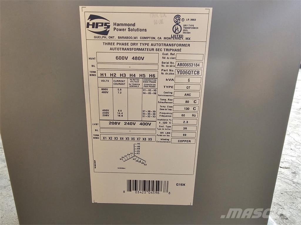  HAMMOND Y006QTCB Other