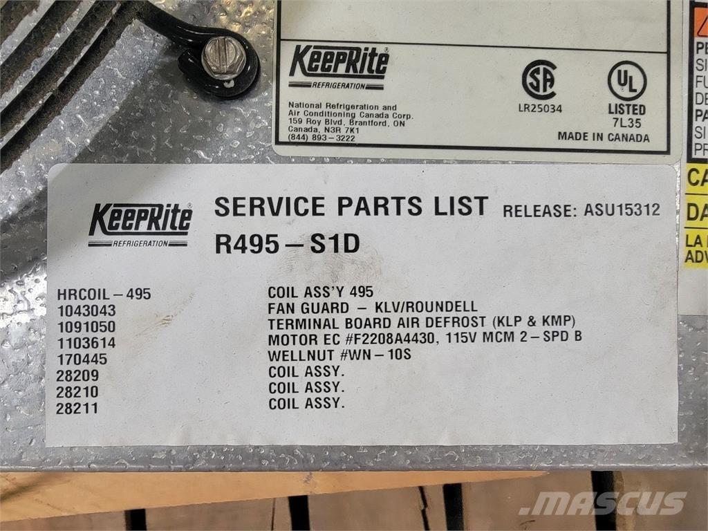  KEEPRITE R495-S1D Heating and thawing equipment