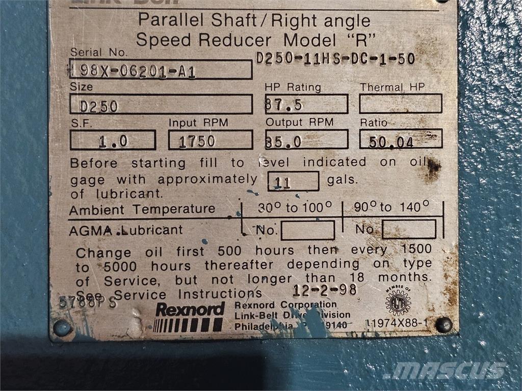 Link-Belt D250 Other