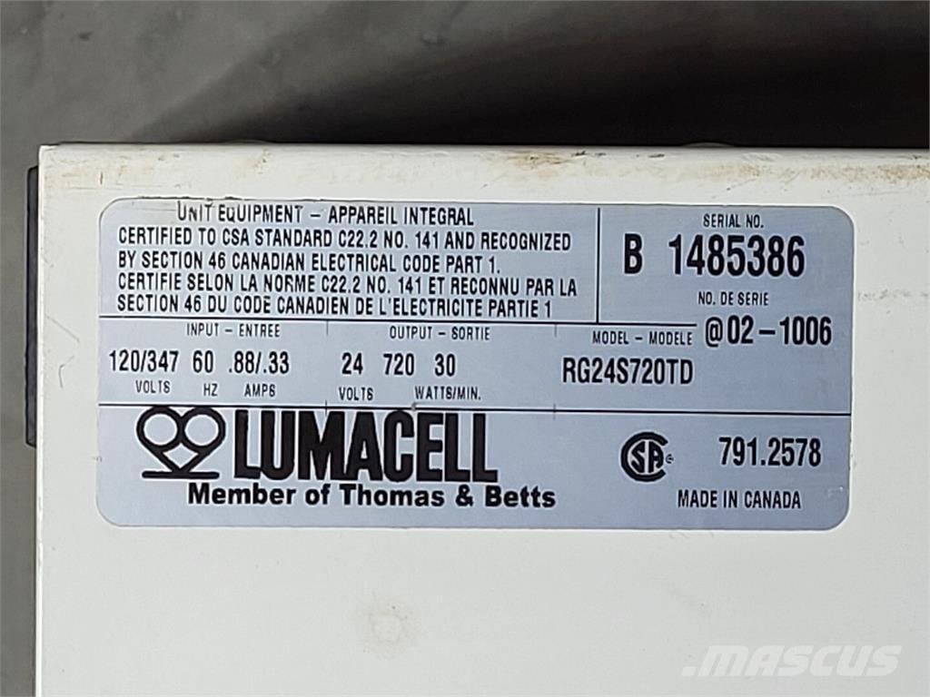  LUMACELL RG24S720TD Batteries