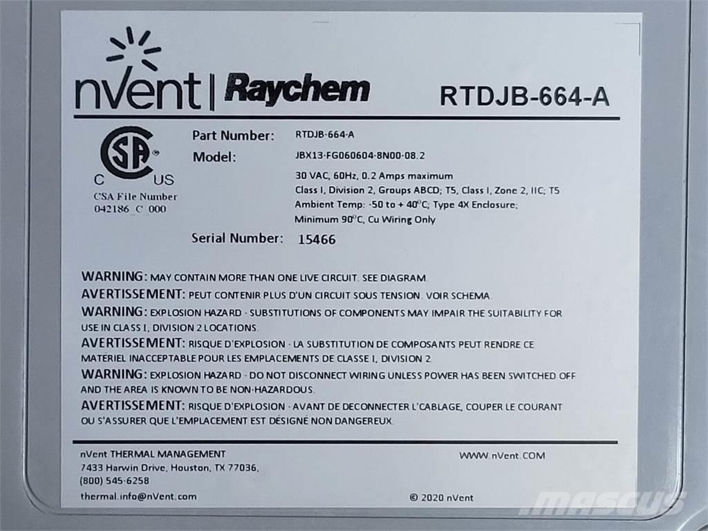  NVENT RTDJB-664-A Other
