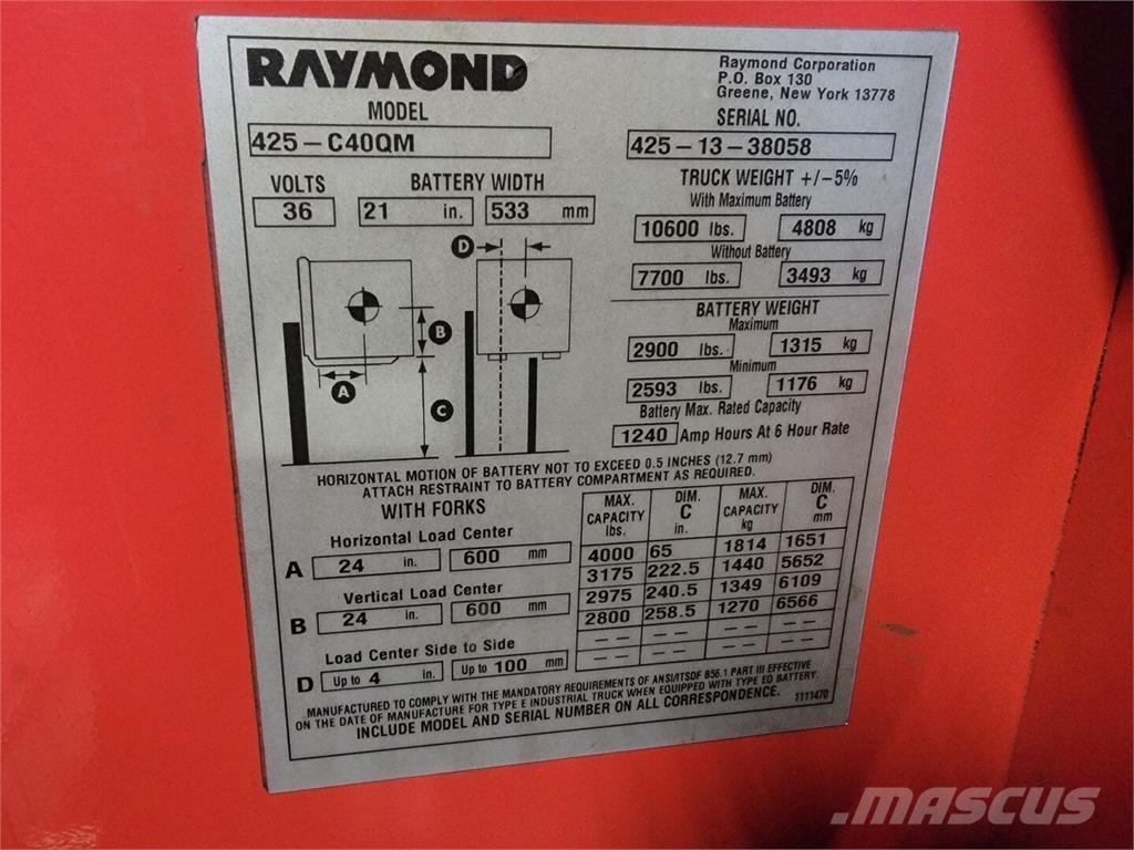 Raymond 425-C40QM Other