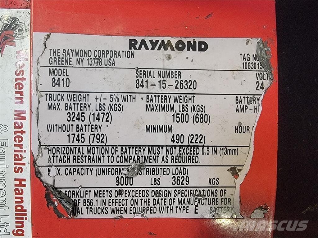 Raymond 8410 Other