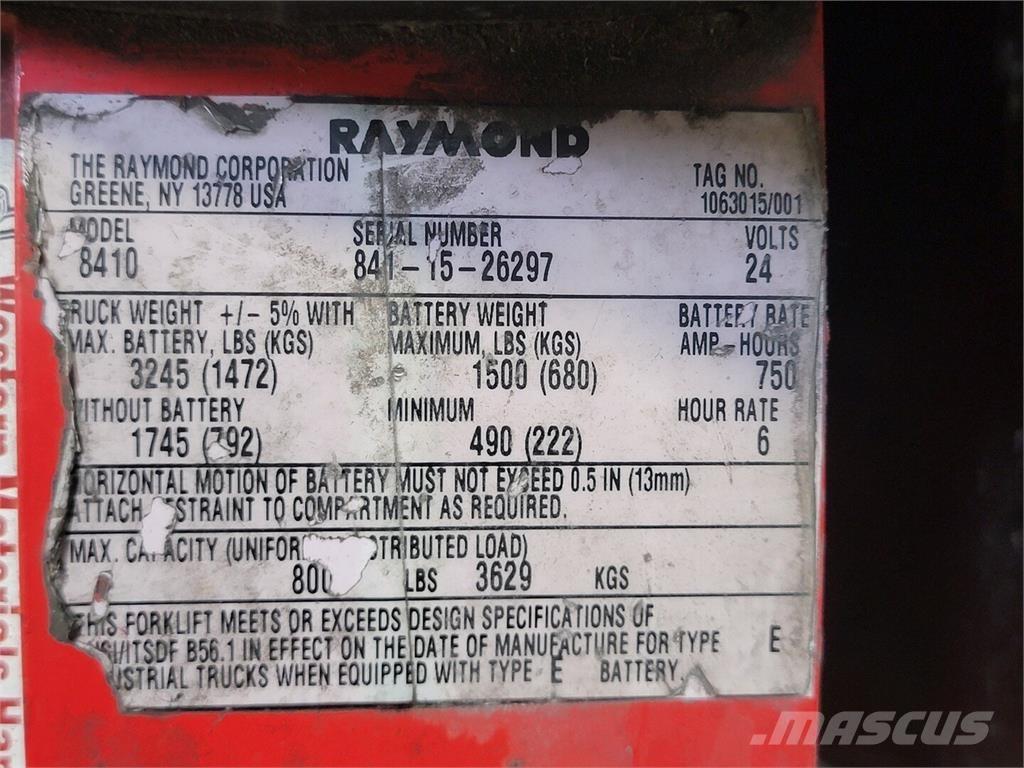 Raymond 8410 Other