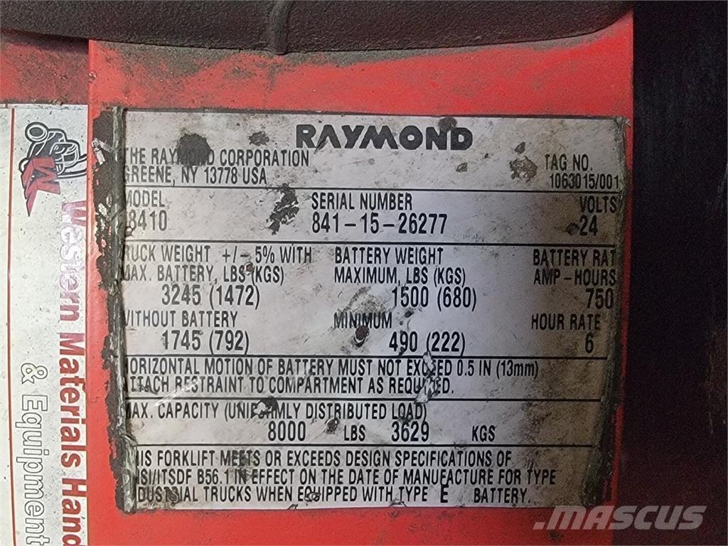 Raymond 8410 Other