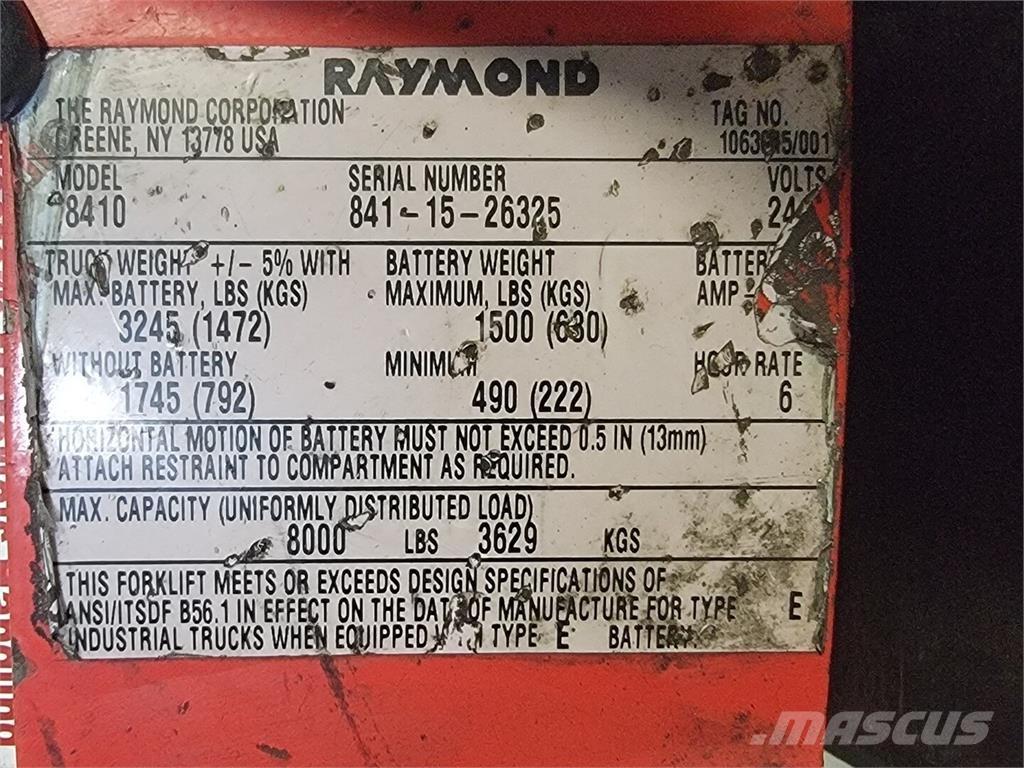 Raymond 8410 Other