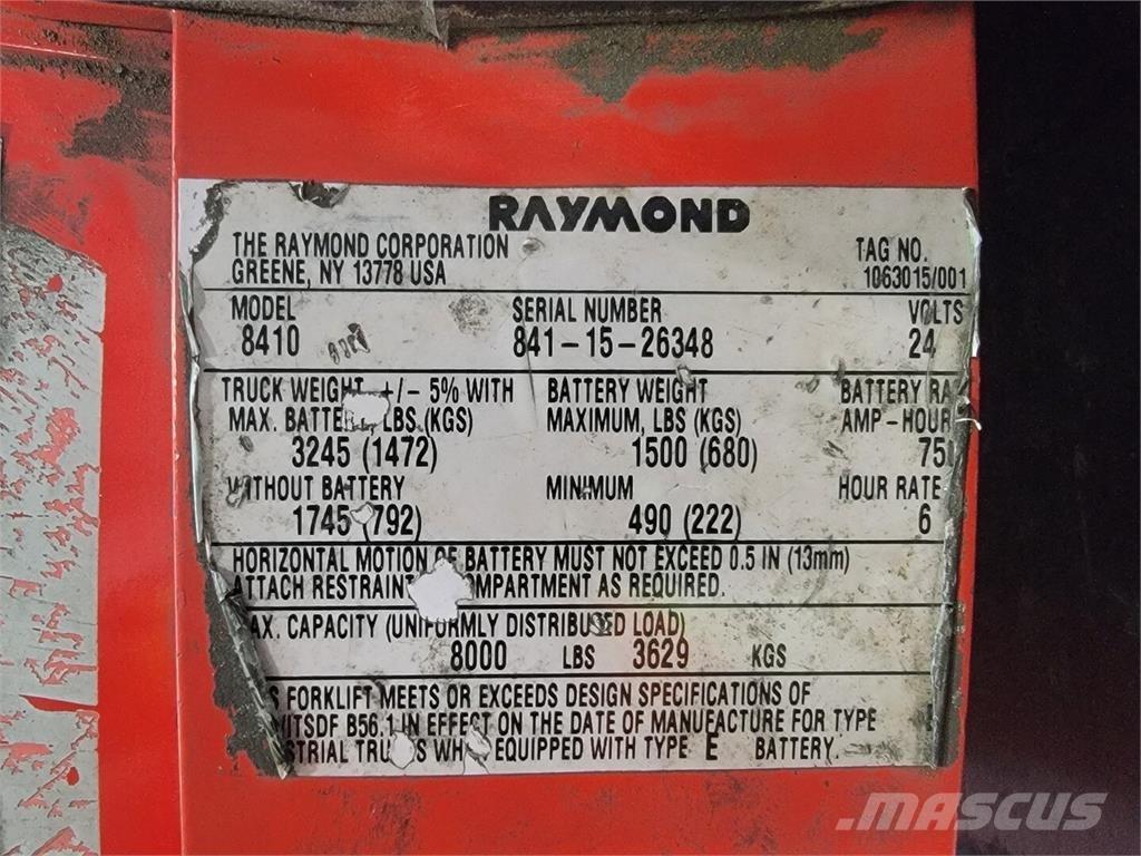 Raymond 8410 Other